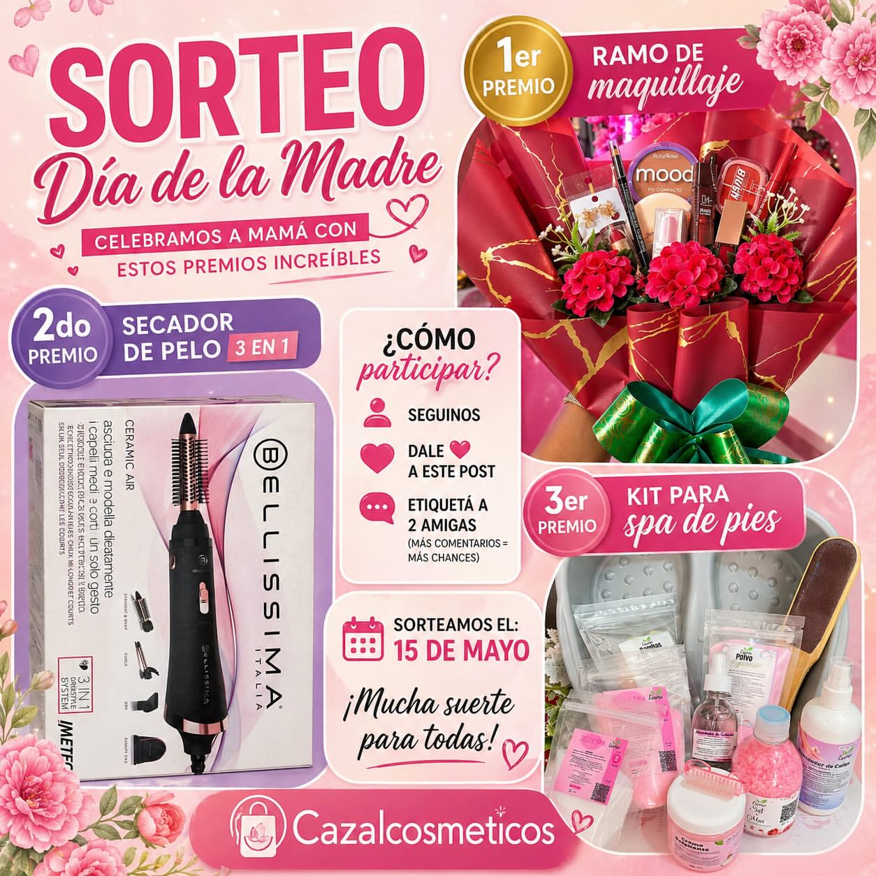 Imagen de 🎉💐 SORTEO DÍA DE LA MADRE 💐🎉

Celebramos a mam�
