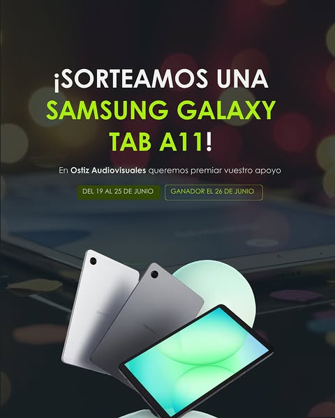 Imagen de 🎉 ¡SORTEO DE UNA TABLET SAMSUNG GALAXY TAB A11! 🎉

Qu