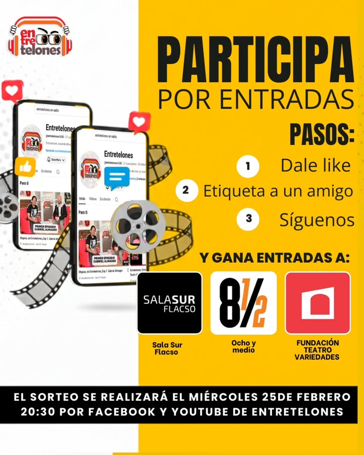 Imagen de 🚨🎟️ ¡ES MOMENTO DE GANAR ENTRADAS! 🎟️🚨

En 