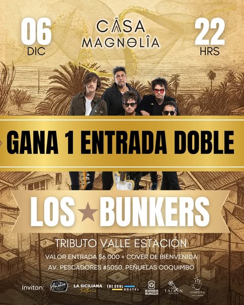 Imagen de 🚨CONCURSO 🔥
Gana una entrada DOBLE a nuestro tributo L