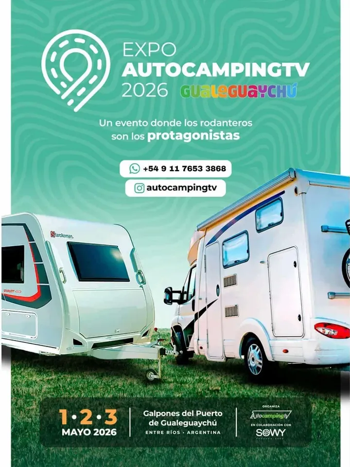 Imagen de SORTEO!!!
 Se viene la tan esperada Expo AUTOCAMPINGTV 2026 