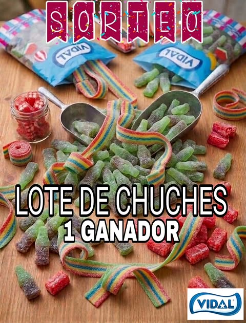 Imagen de 🎉🍬 ¡SORTEO DULCÍSIMO! 🍬🎉

¿Te gustaría ganar