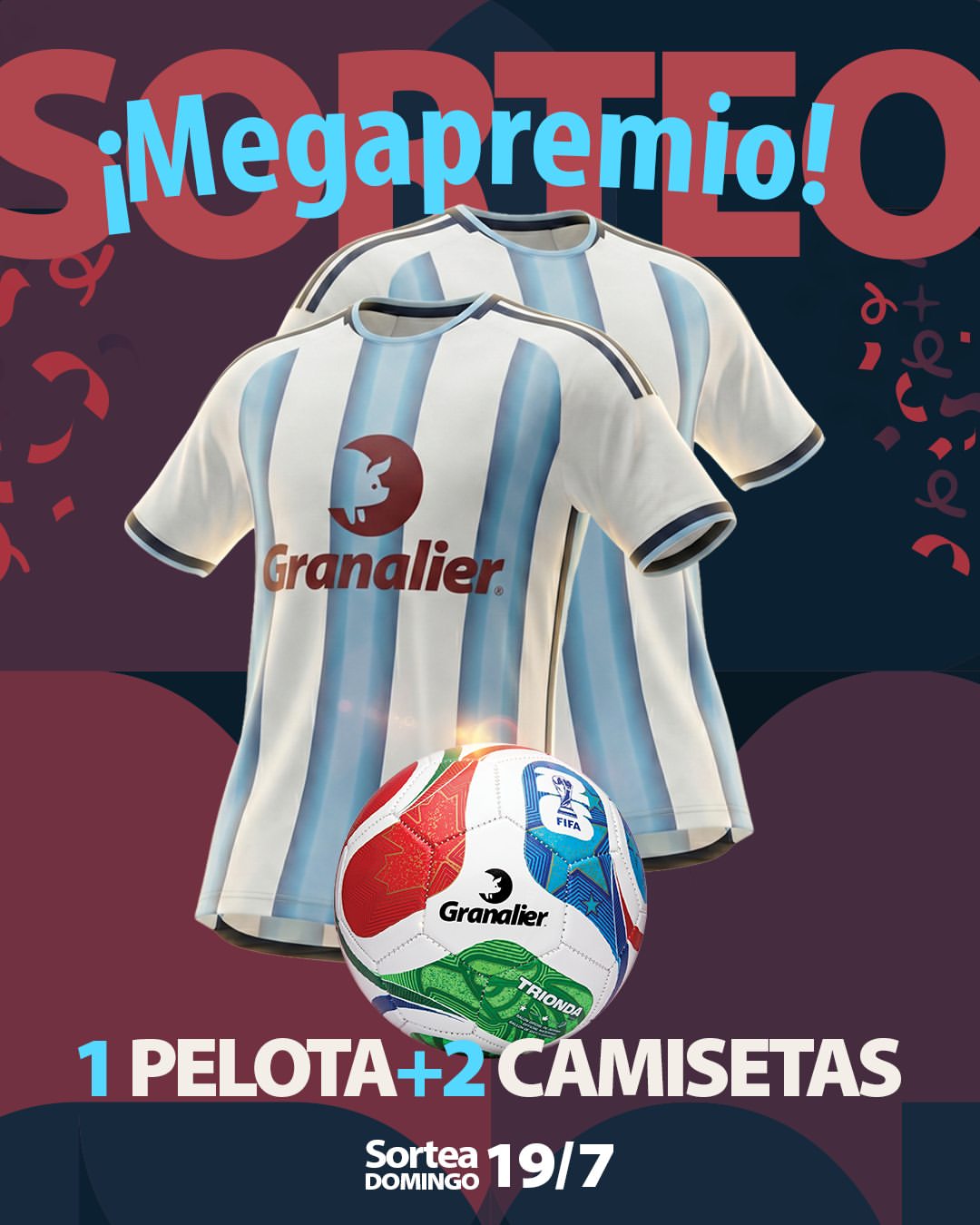 Imagen de 🏆 ¡SORTEO! con MEGAPREMIO!🇦🇷⚽

¡¡¡Seguí e