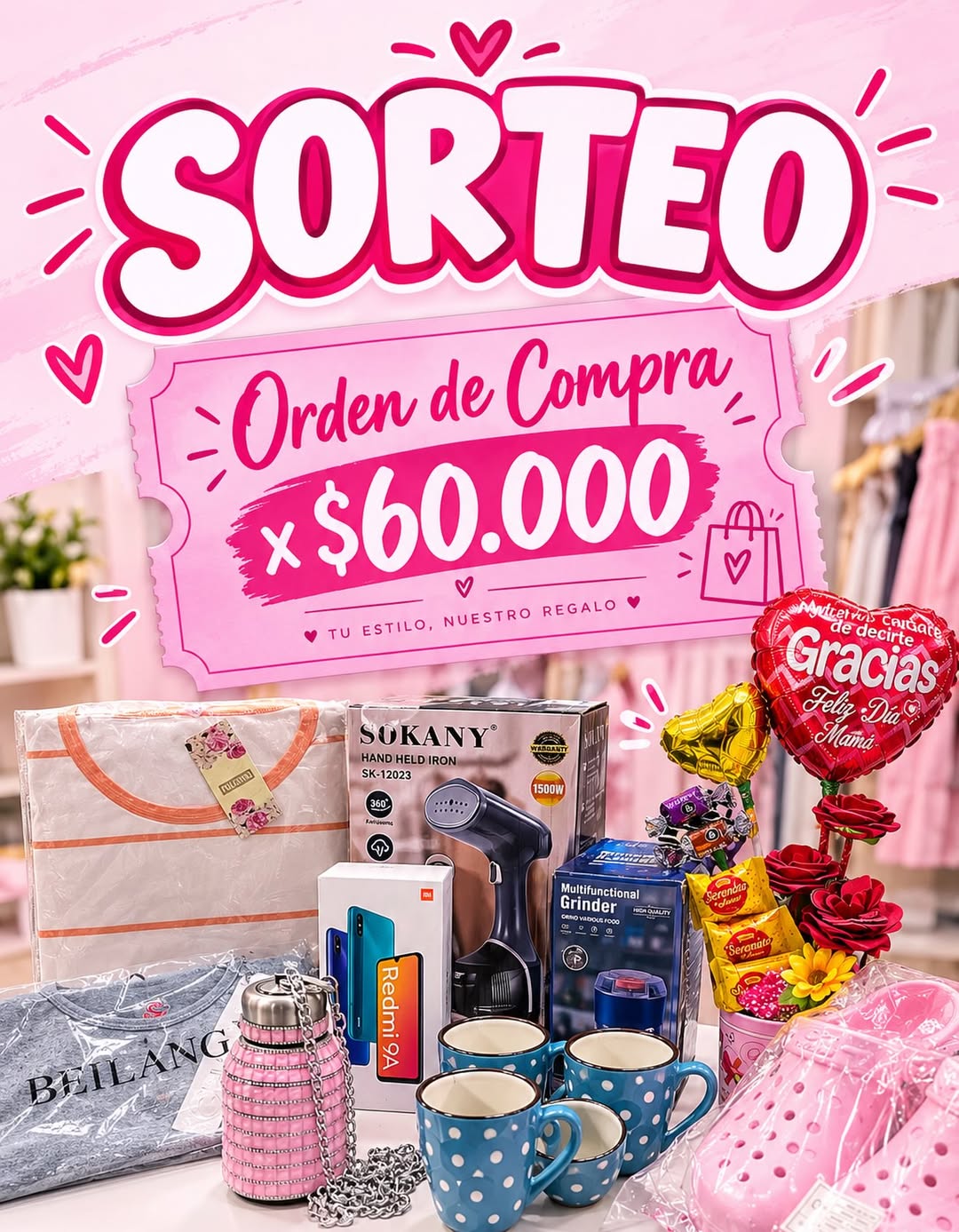 Imagen de 🎀💖 ¡SORTEO ESPECIAL PARA MAMÁ! 💖🎀

🥳🎁 ¡