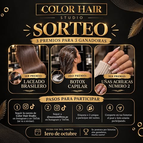 Imagen de ✨ SORTEO COLOR HAIR STUDIO x MAMÁS SIN FILTROS ✨
¡Tene