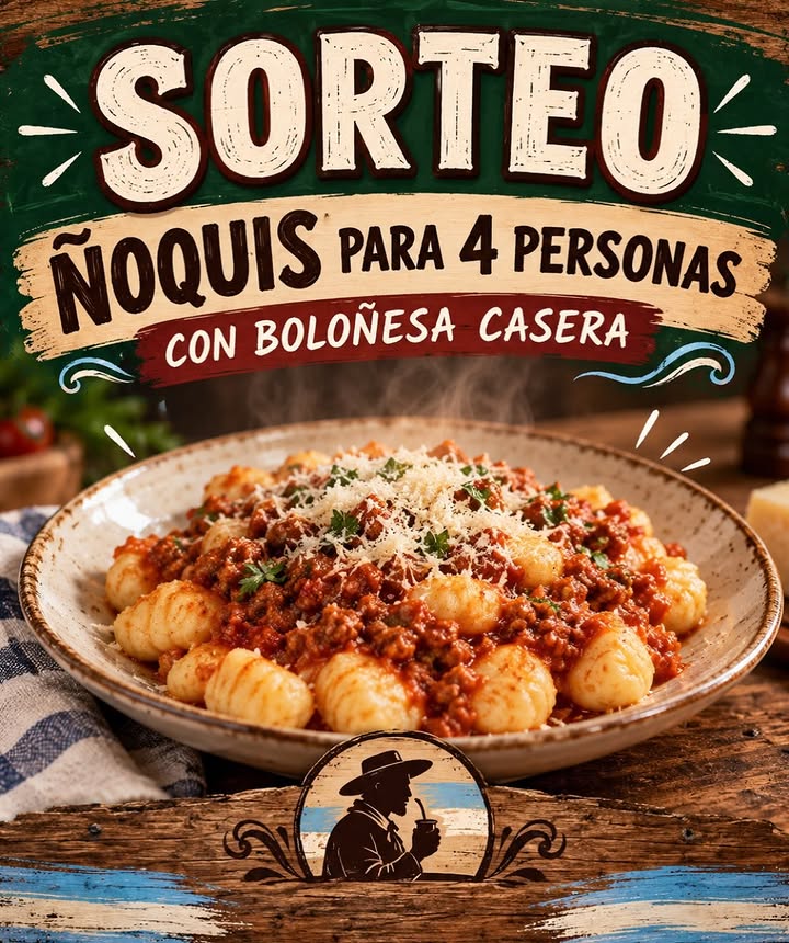 Imagen de SORTEO KILO DE ÑOQUIS CON BOLOGNESA CASERA

Pasos para part