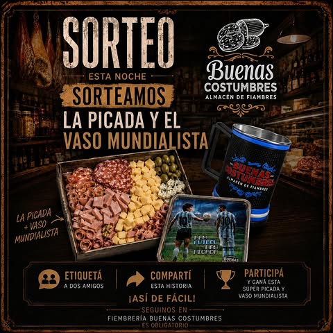 Imagen de 🎉 SORTEO 🎉

Esta noche sorteamos una 💣:
🥓 PICADA