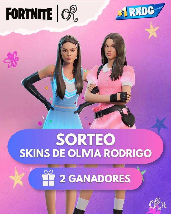 Imagen de Aún no tienes las skins de Olivia Rodrigo en Fortnite? Esta