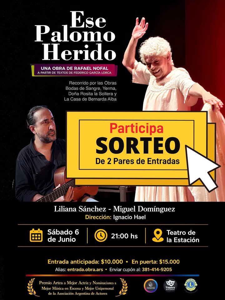 Imagen de SORTEO🫶🏻🔥👏🏽 

Ganá 2 pares de Entradas para 