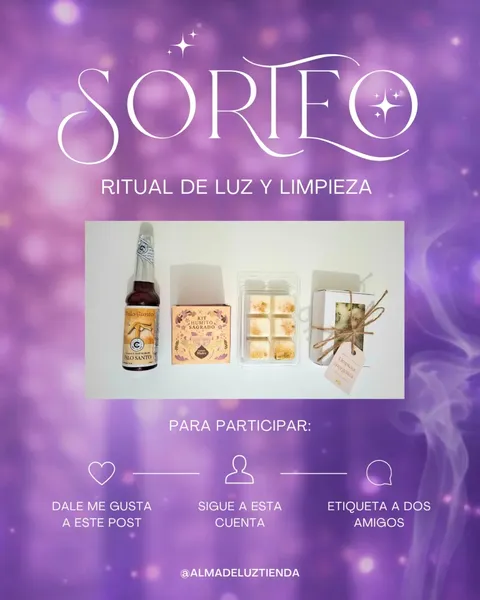 Imagen de 🌿✨ SORTEO “RITUAL DE LUZ Y LIMPIEZA” ✨🌿

Porqu
