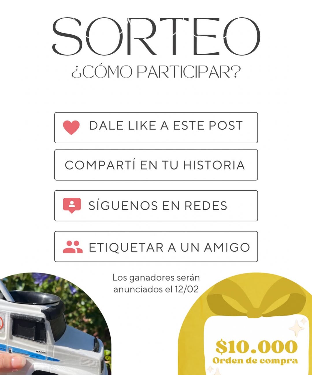 Imagen de SORTEO! ✨
 

Seran 2 ganadores 🤯

Sorteamos : 1 Mate Me