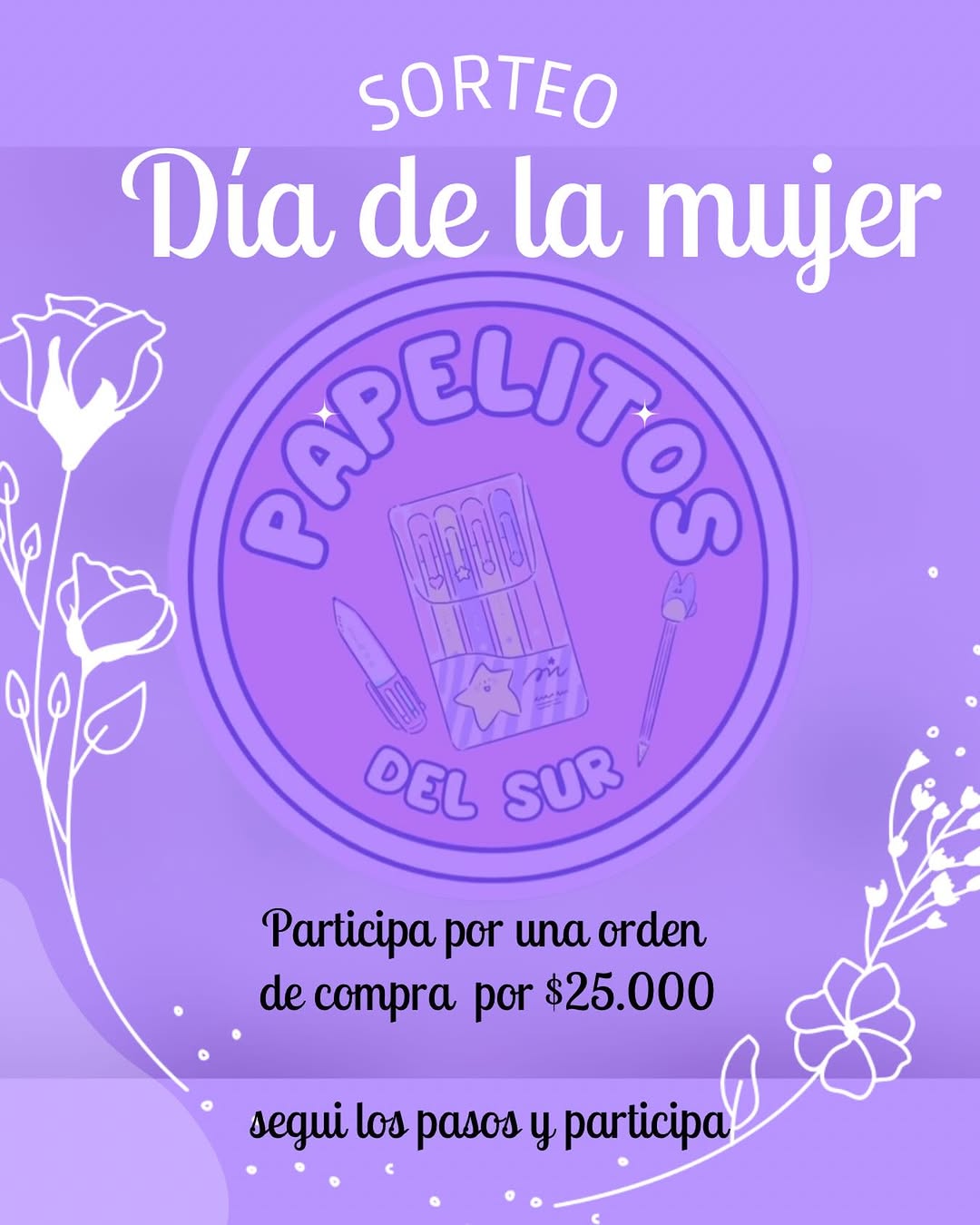 Imagen de 🌸 SORTEO MES DE LA MUJER 🌸

En Papelitos del Sur quere