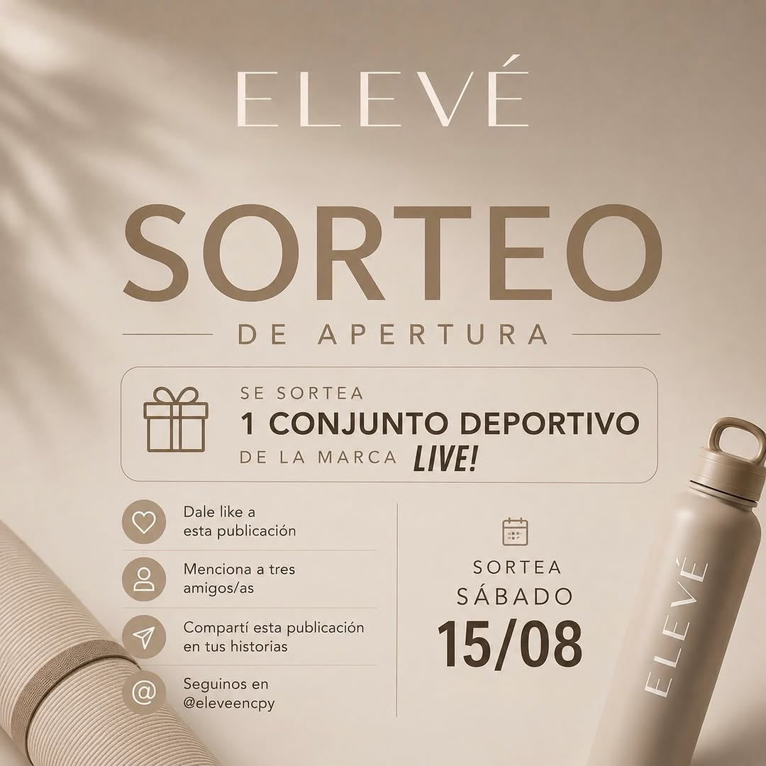 Imagen de ✨ ¡Llegó el sorteo de apertura de ELEVÉ! ✨

Celebramo