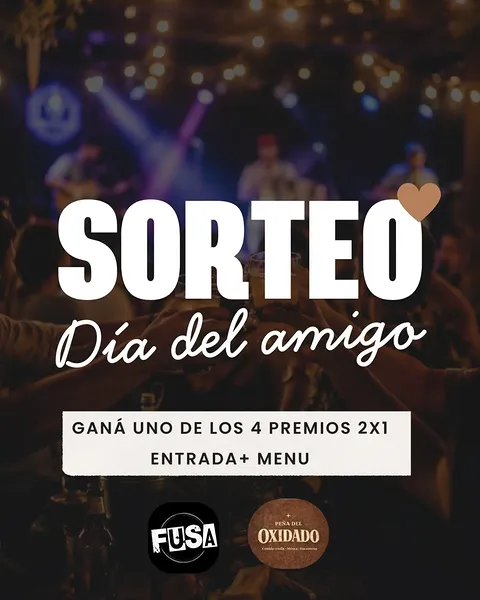 Imagen de 🎉 ¡SORTEO DÍA DEL AMIGO! 🍻

Sorteamos 4 PREMIOS 2x1 