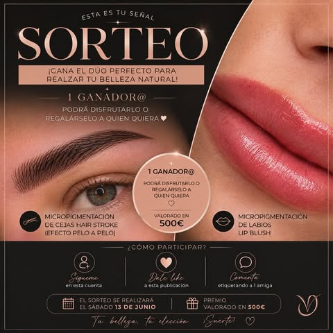 Imagen de 🎁 SÚPER SORTEO DE MICROPIGMENTACIÓN 🎁

¡Ha llegado 