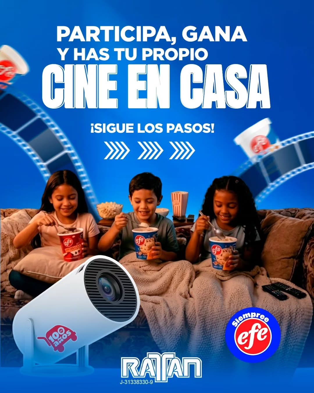 Imagen de ¡Participa y gana tu propio Cine en Casa con Rattan e Helad