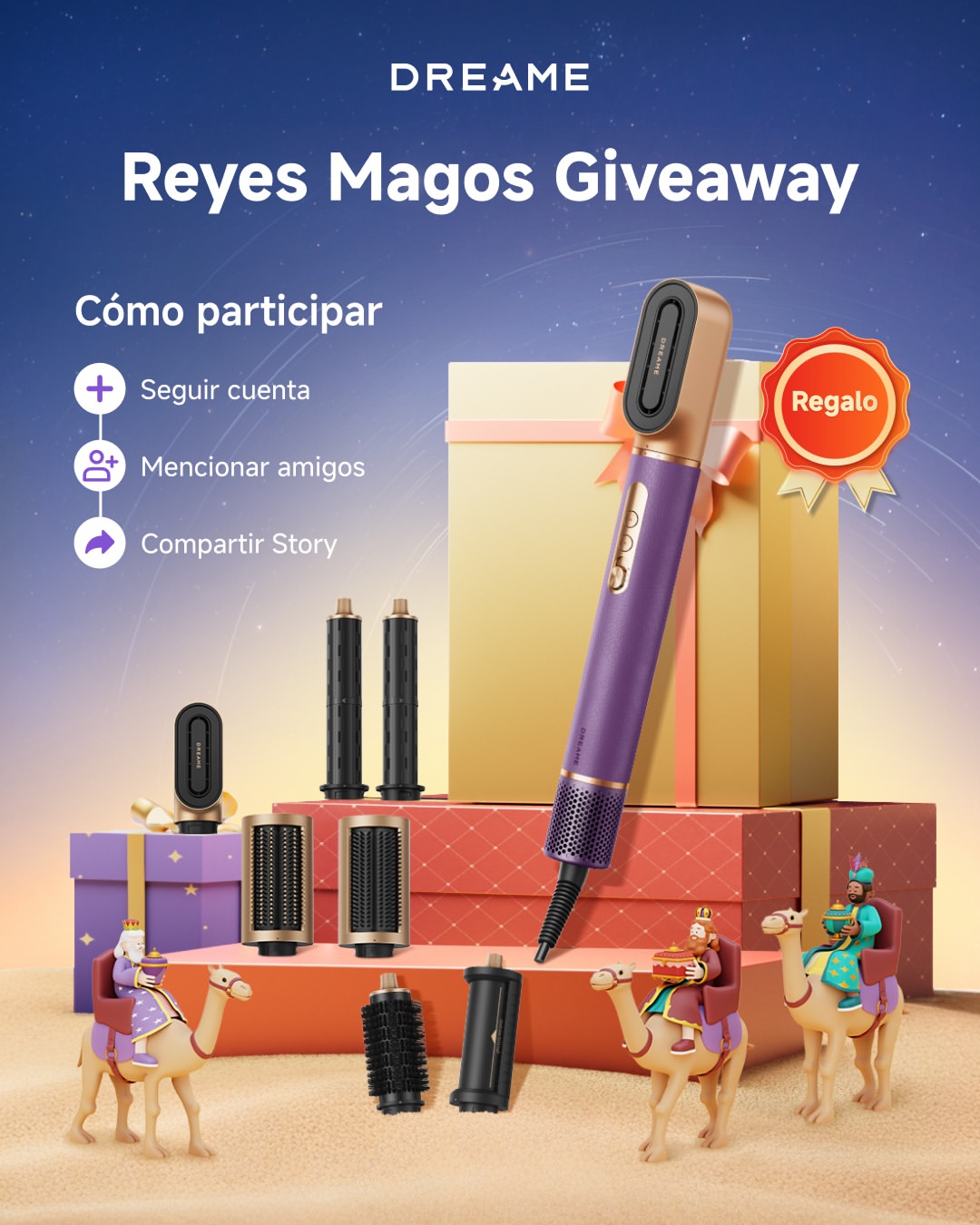 Imagen de 🎁 Reyes Magos Giveaway | Sorteo Especial 🎁
Celebra el 
