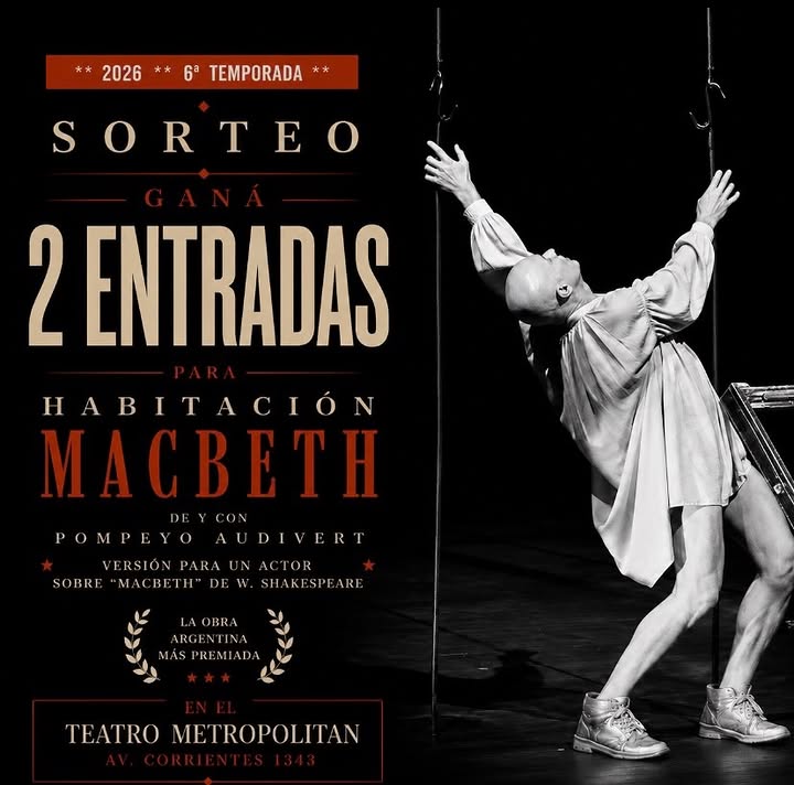 Imagen de 🎭 SORTEO 🎭

¡Participá por 2 entradas para asistir a
