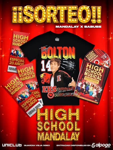 Imagen de ✨🎤 SORTEO HIGH SCHOOL MUSICAL — 20 AÑOS 🏀✨
Si c