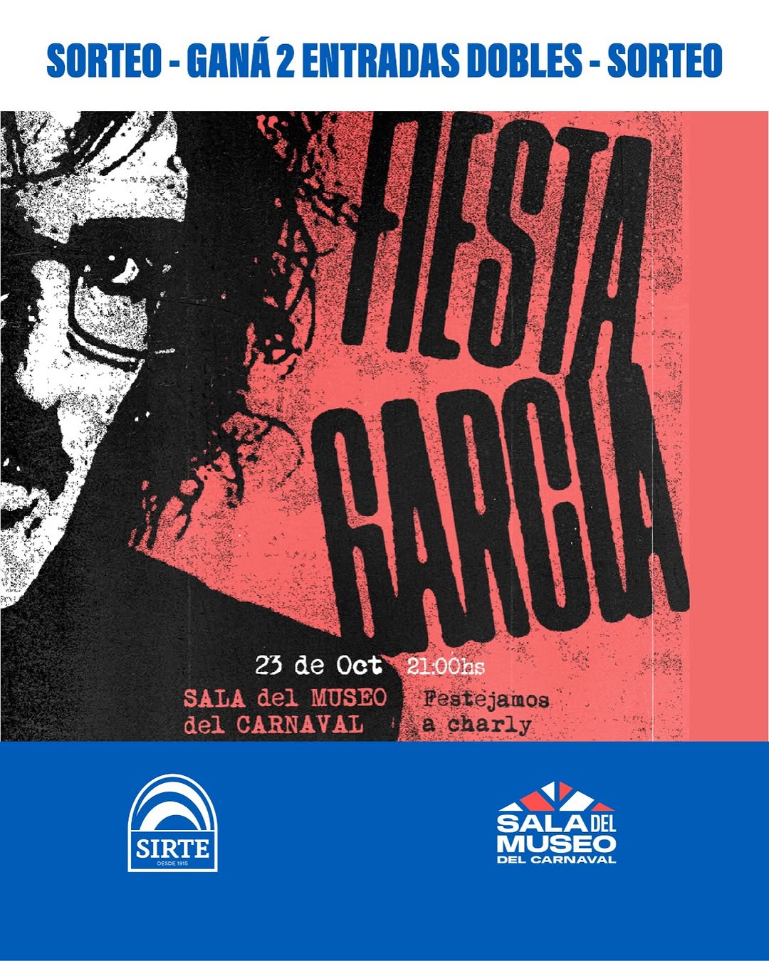 Imagen de 🍀 SORTEO 🍀 Sirte te regala entradas para “FIESTA GAR