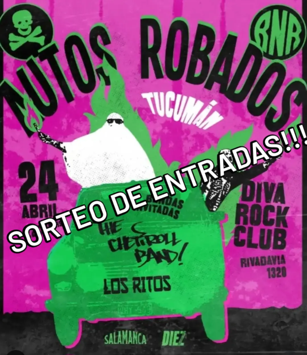 Imagen de Largamos el sorteo de dos entradas para que vengas a ponerte