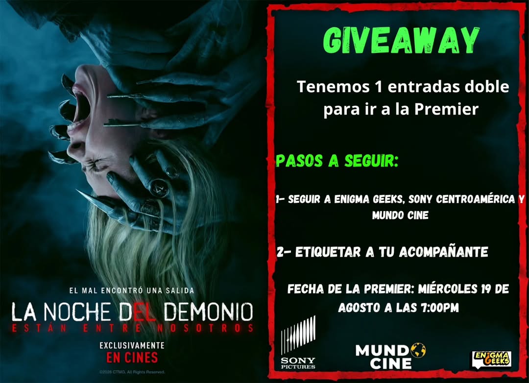 Imagen de 🎬✨ GIVEAWAY ✨🎬

¿Listo para vivir una experiencia
