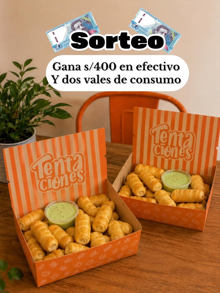 Imagen de NUEVO SORTEO 🎉🔥
Para los amantes del buen comer les tr