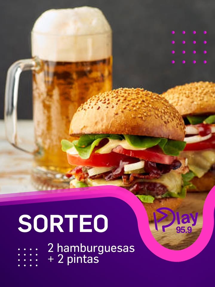 Imagen de #SORTEO 

Te regalamos 2 Hamburguesas + 2 Pintas de @heisenb