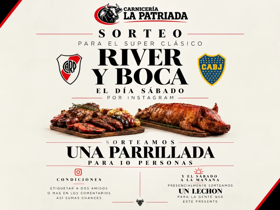 Imagen de 🔥⚽ ¡EL SUPERCLÁSICO SE VIVE EN LA PATRIADA! ⚽🔥

