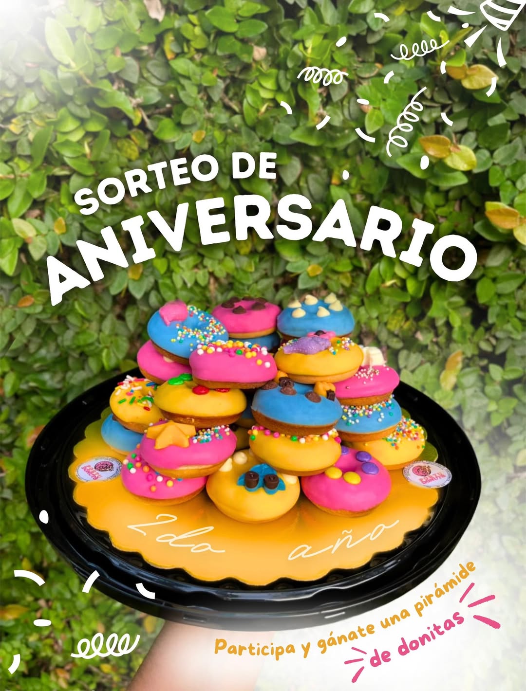 Imagen de 🍩 ¡CELEBRAMOS NUESTRO 2DO ANIVERSARIO! 🍩

¡Hola a to