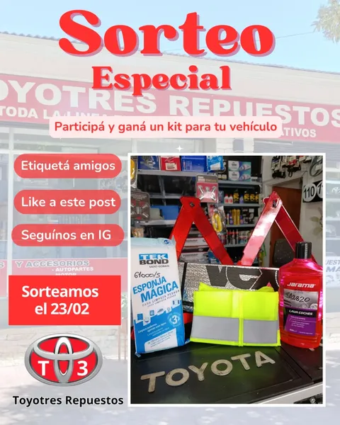 Imagen de 🎉🚗 SORTEO IMPERDIBLE – KIT PARA TU VEHÍCULO 🚗�