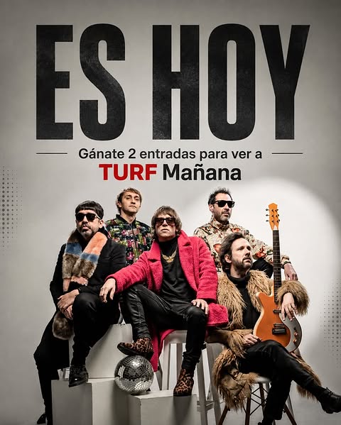 Imagen de 🎸🔥 ¡ES HOY! TURF llega a Colonia y vos podés estar a