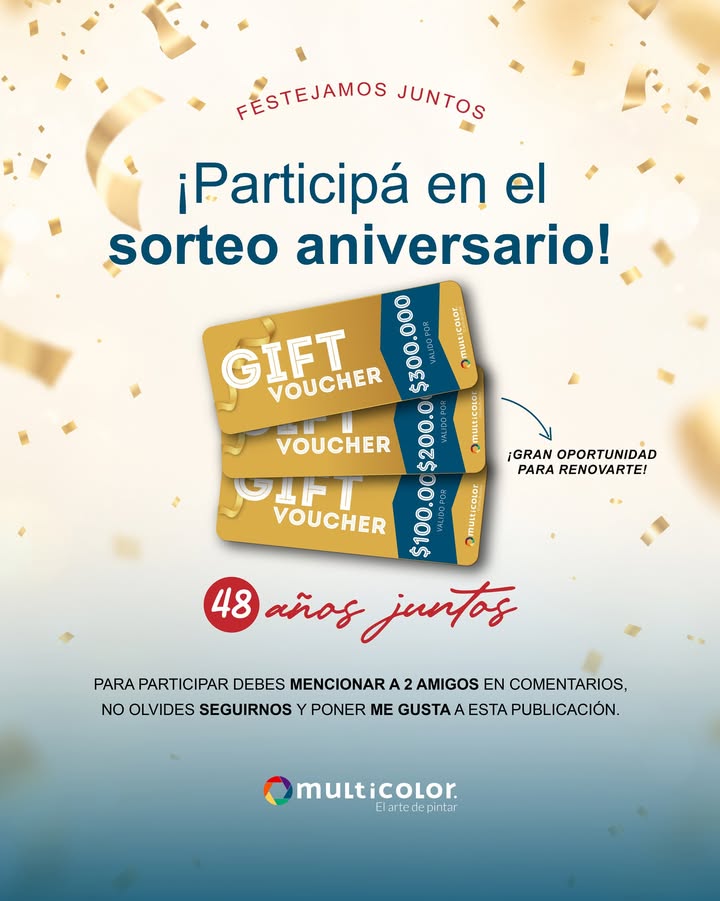 Imagen de ¡Cumplimos 48 años y lo celebramos con vos! Participá y g