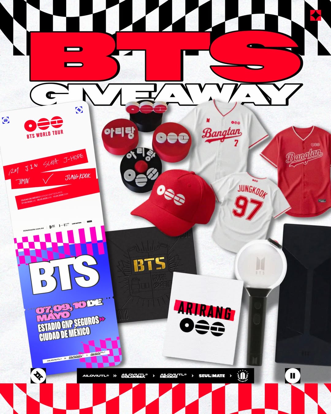 Imagen de ¡SORTEO! 💜

GÁNATE UN BOLETO PARA VER A BTS EN CIUDAD D