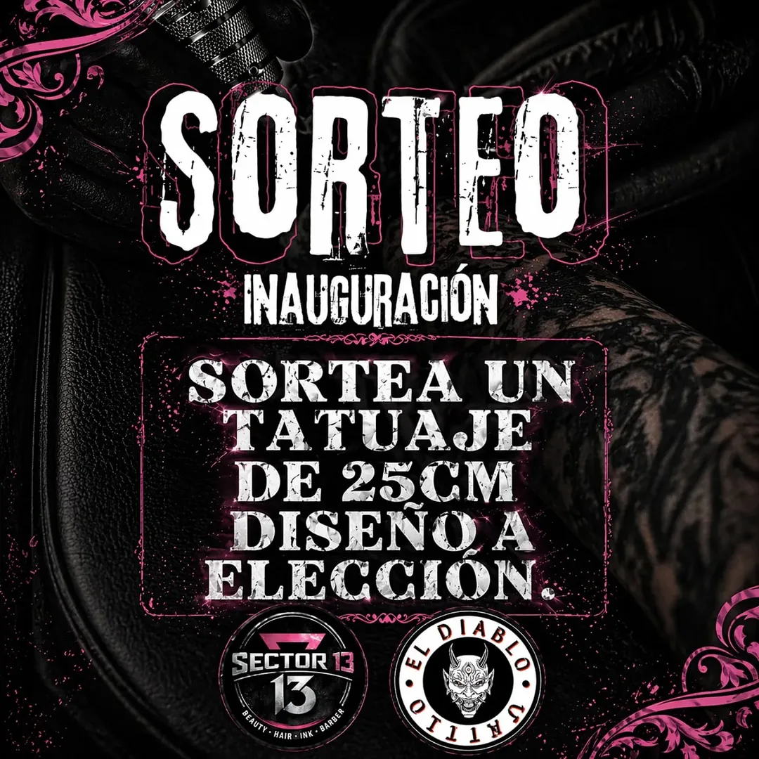Imagen de 🔥 SORTEO INAUGURACIÓN 🔥

En Sector 13 Studio tiramos 