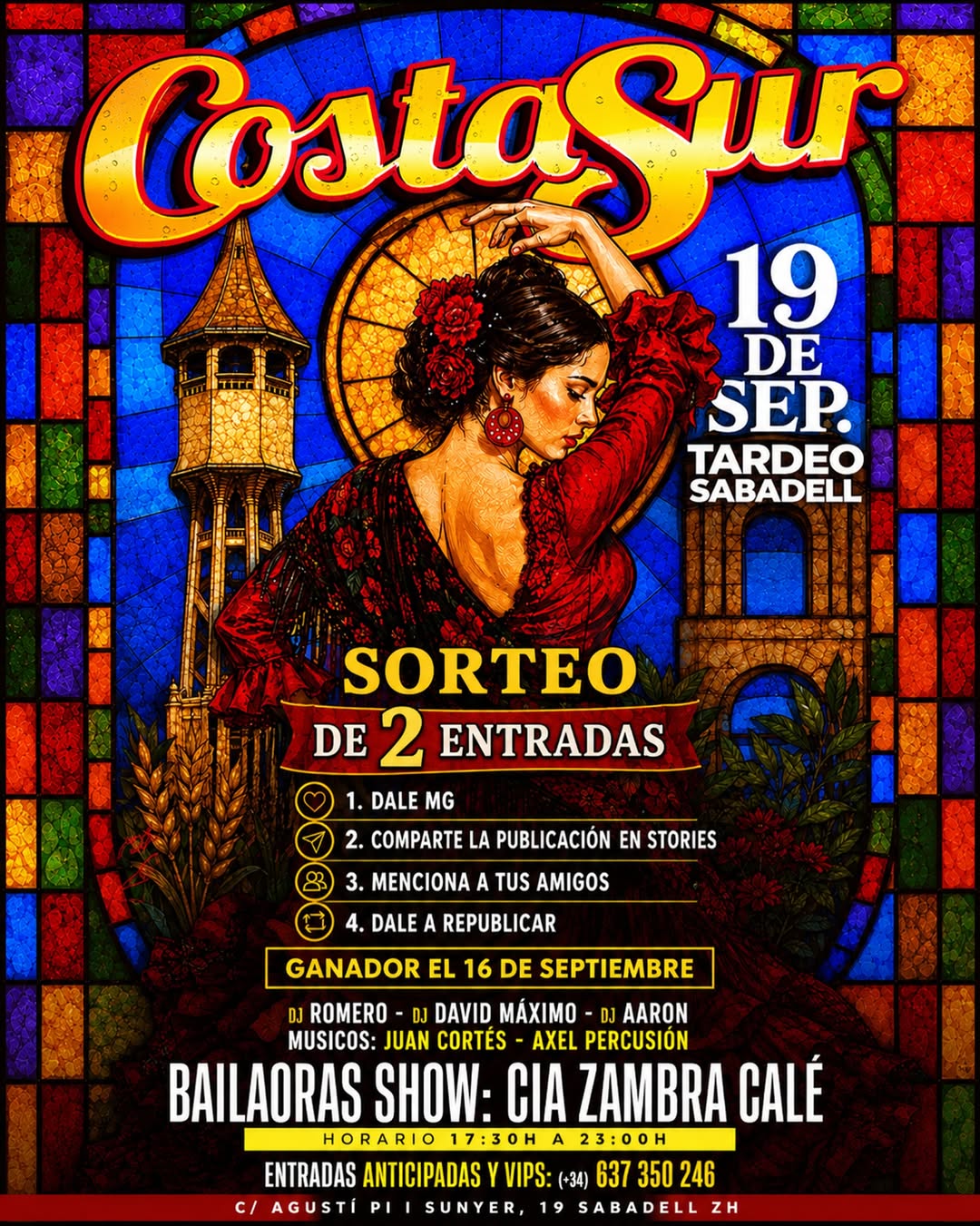 Imagen de ¿Quieres venir al TARDEO COSTA SUR del 19 de septiembre en 