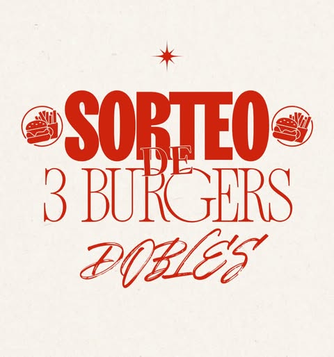 Imagen de ¡SORTEO EXPRESS!

🍔🍟 Solo 3 ganadores
Cada ganador se