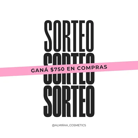 Imagen de En Almira queremos premiarlas.
3 personas ganarán estos pro