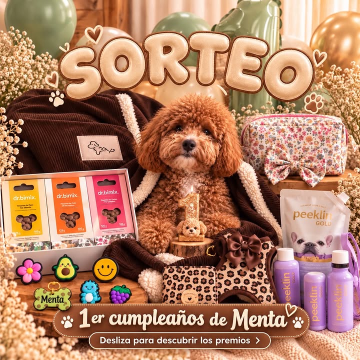 Imagen de 🎂🤎 ¡MENTA CUMPLE 1 AÑO Y LO CELEBRAMOS CON SORTEO! �