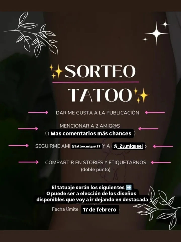 Imagen de Buena suerte a todos los que participen 🍀 
Si sos el gana
