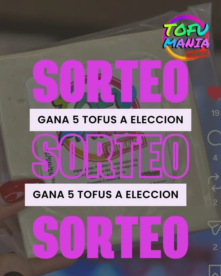 Imagen de 🎉✨ ¡SORTEO IMPERDIBLE! ✨🎉

¿Querés ganarte 5 TO