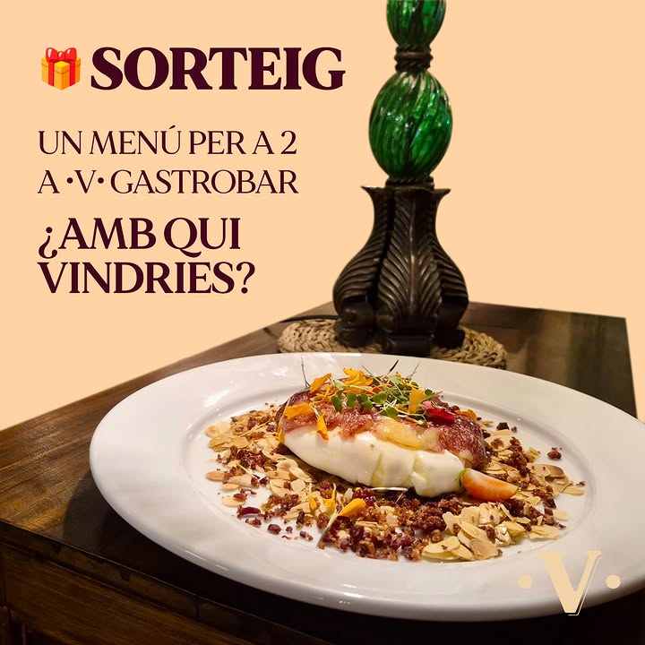 Imagen de 🎁 SORTEIG A ·V· GASTROBAR! 🍽️

Et ve de gust venir