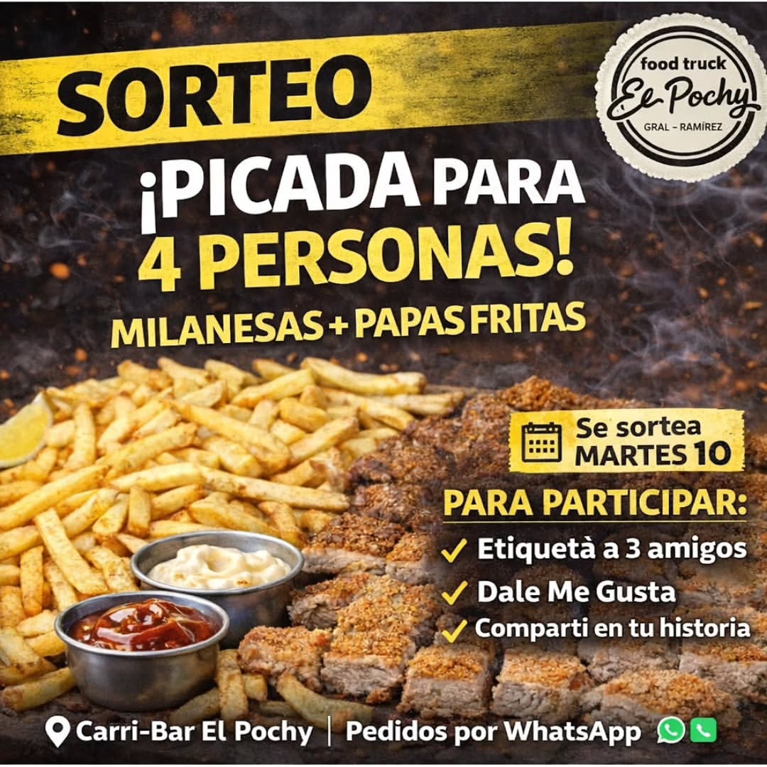 Imagen de 🔥 SORTEO EN EL POCHY 🔥

¿Te imaginás ganar una PICAD