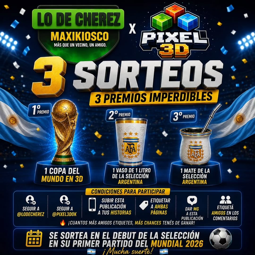 Imagen de 🇦🇷🏆 ¡LLEGÓ EL SORTEO MUNDIALISTA! 🏆🇦🇷
�