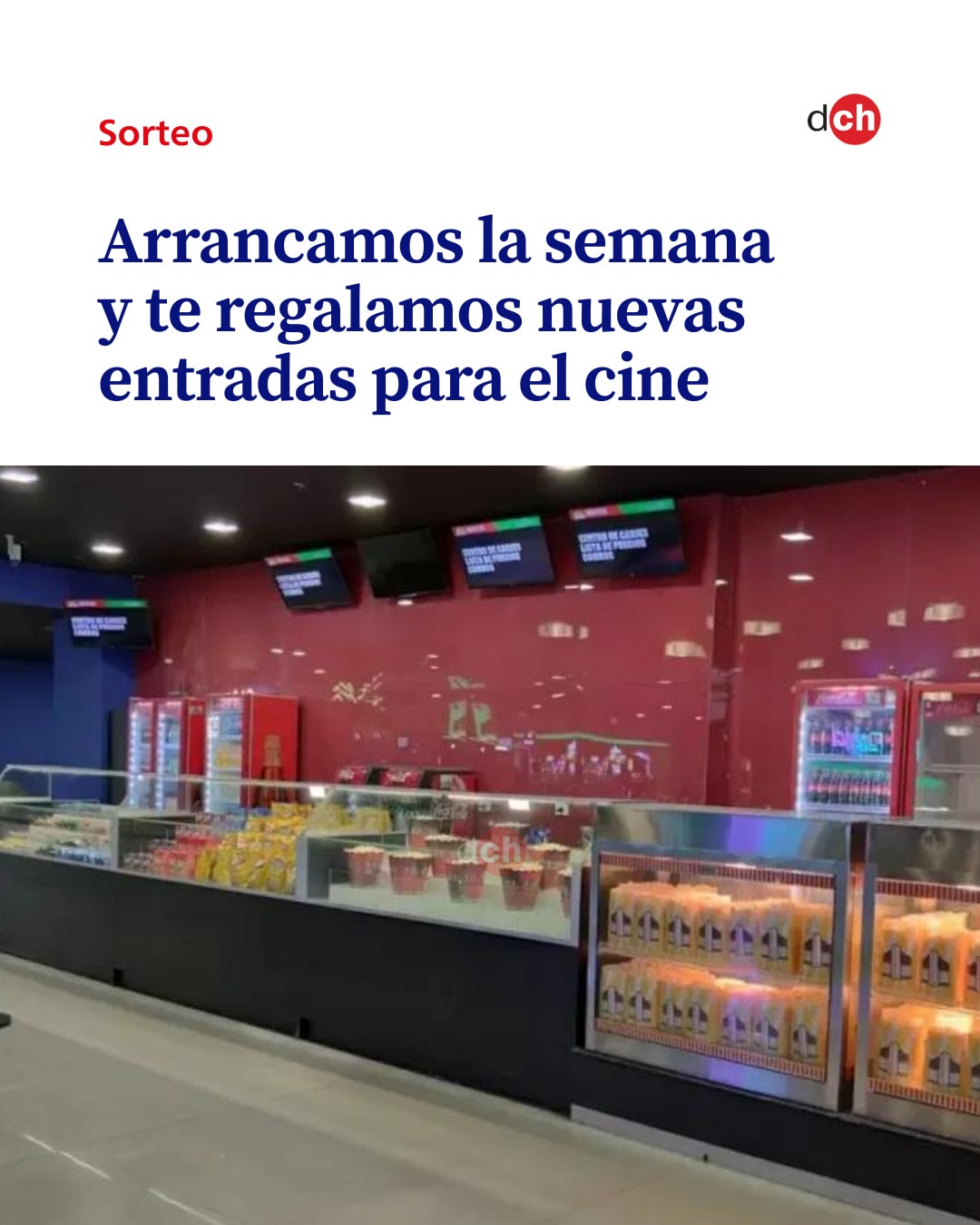 Imagen de Sorteo 👏

Como cada lunes, lanzamos nueva chance para que