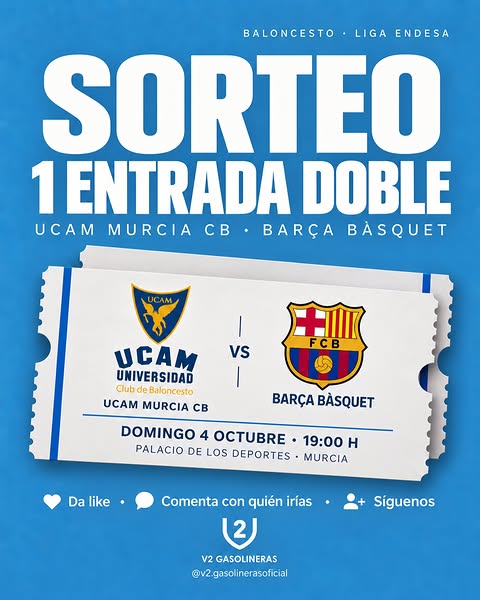Imagen de Mañana juega nuestro @ucammurcia contra el Barça y queremo