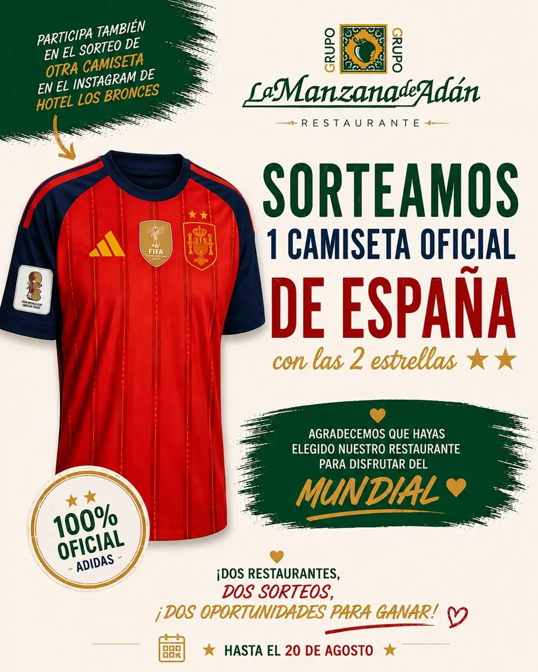 Imagen de 🇪🇸¡SORTEAMOS UNA CAMISETA DE LA SELECCIÓN ESPAÑOLA 