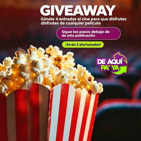 Imagen de ¡Estaremos regalando  4 entradas al cine para ver la pelíc