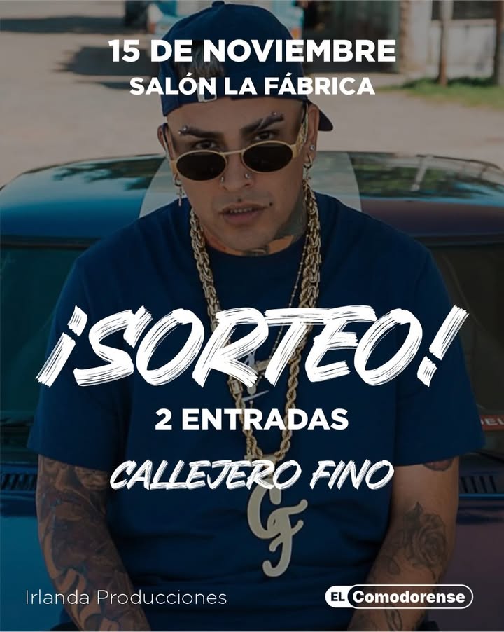 Imagen de 🎊 ¡TENEMOS SORTEO DE ENTRADAS PARA EL SHOW DE CALLEJERO 