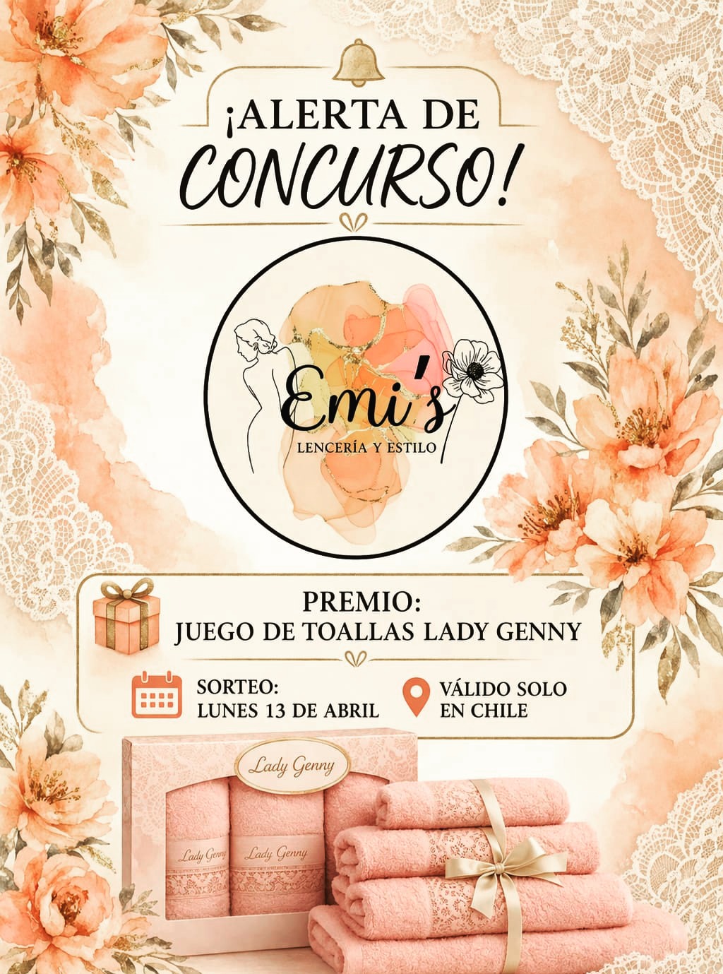 Imagen de 🎉✨ ¡ALERTA DE CONCURSO! ✨🎉

En Emi’s Lencería 